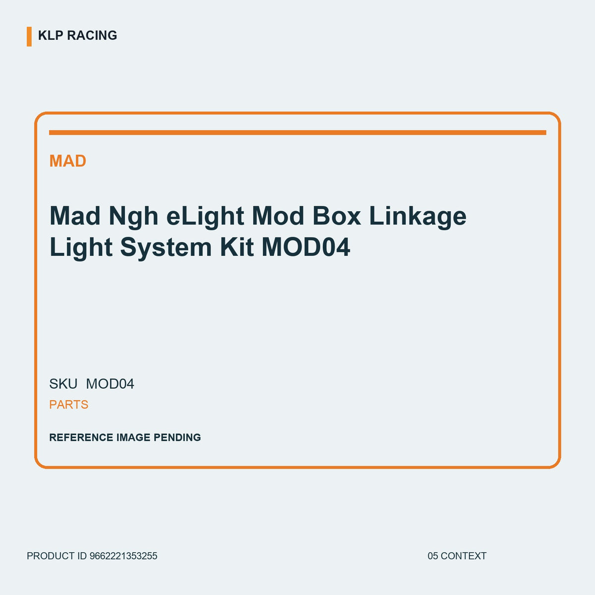 Mad Ngh eLight Mod Box Linkage Light System Kit MOD04 05 context
