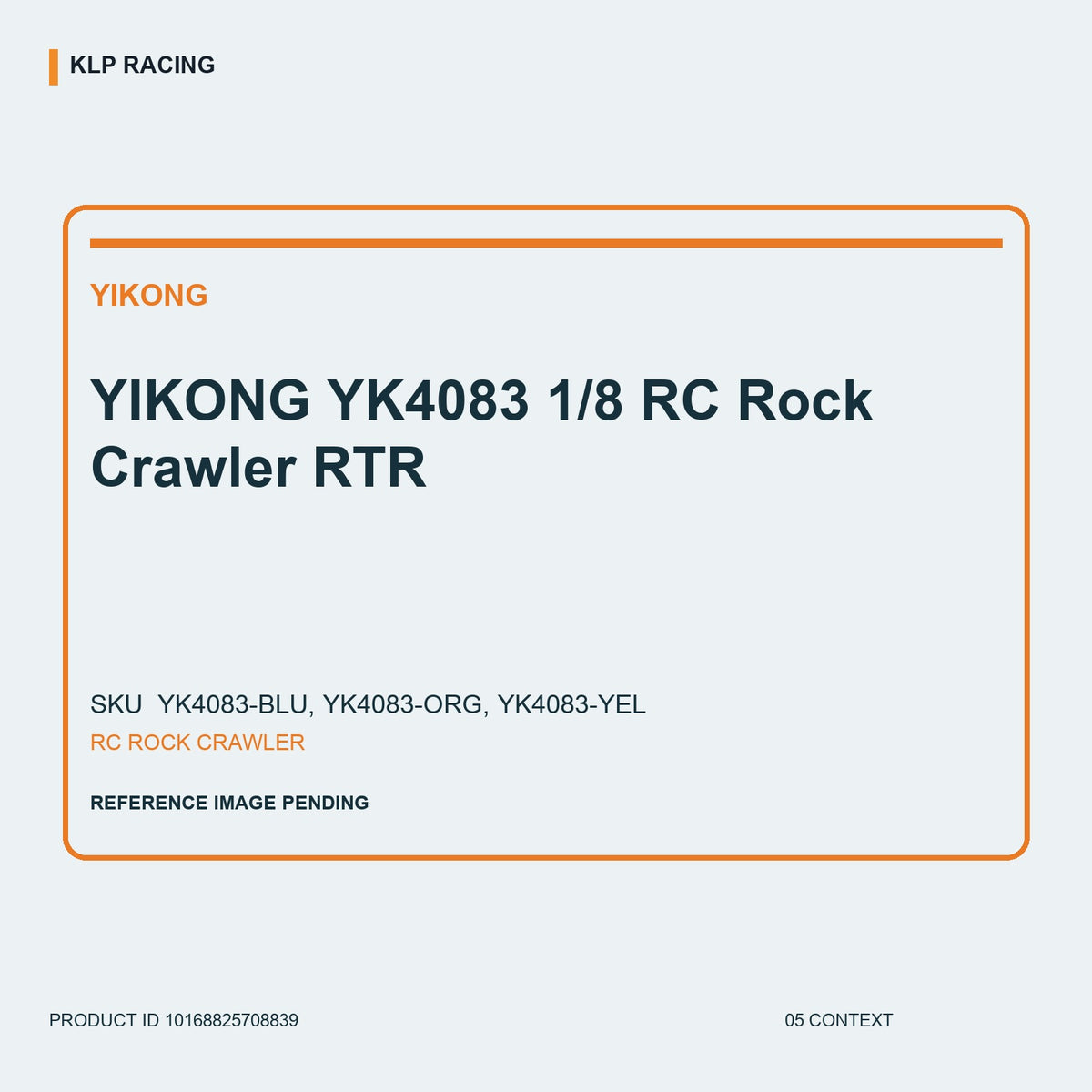 YIKONG YK4083 1/8 RC Rock Crawler RTR 05 context