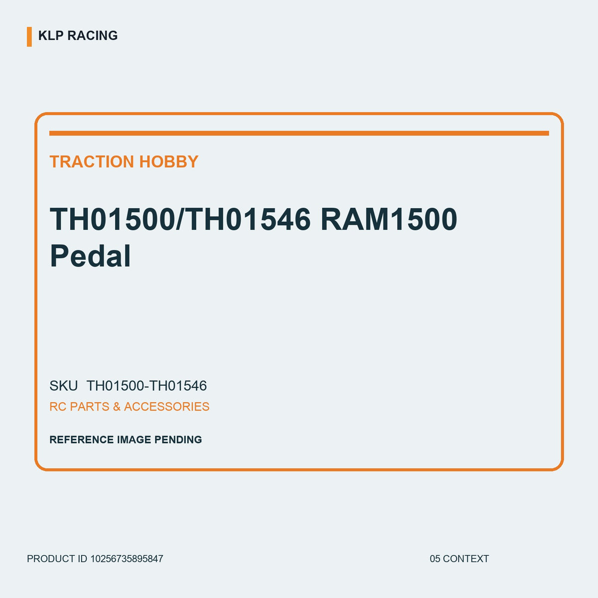 TH01500/TH01546 RAM1500 Pedal 05 context