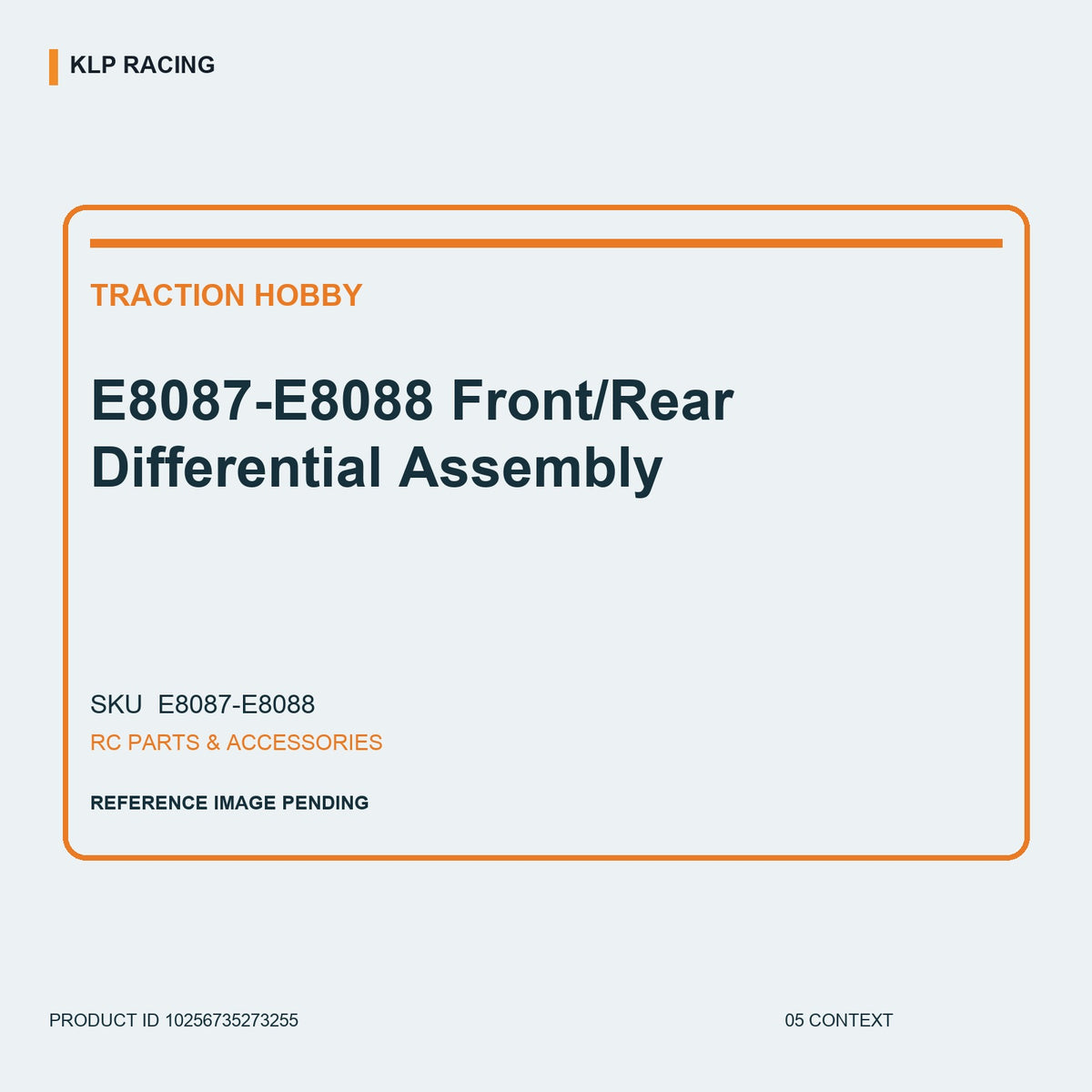 E8087-E8088 Front/Rear Differential Assembly 05 context