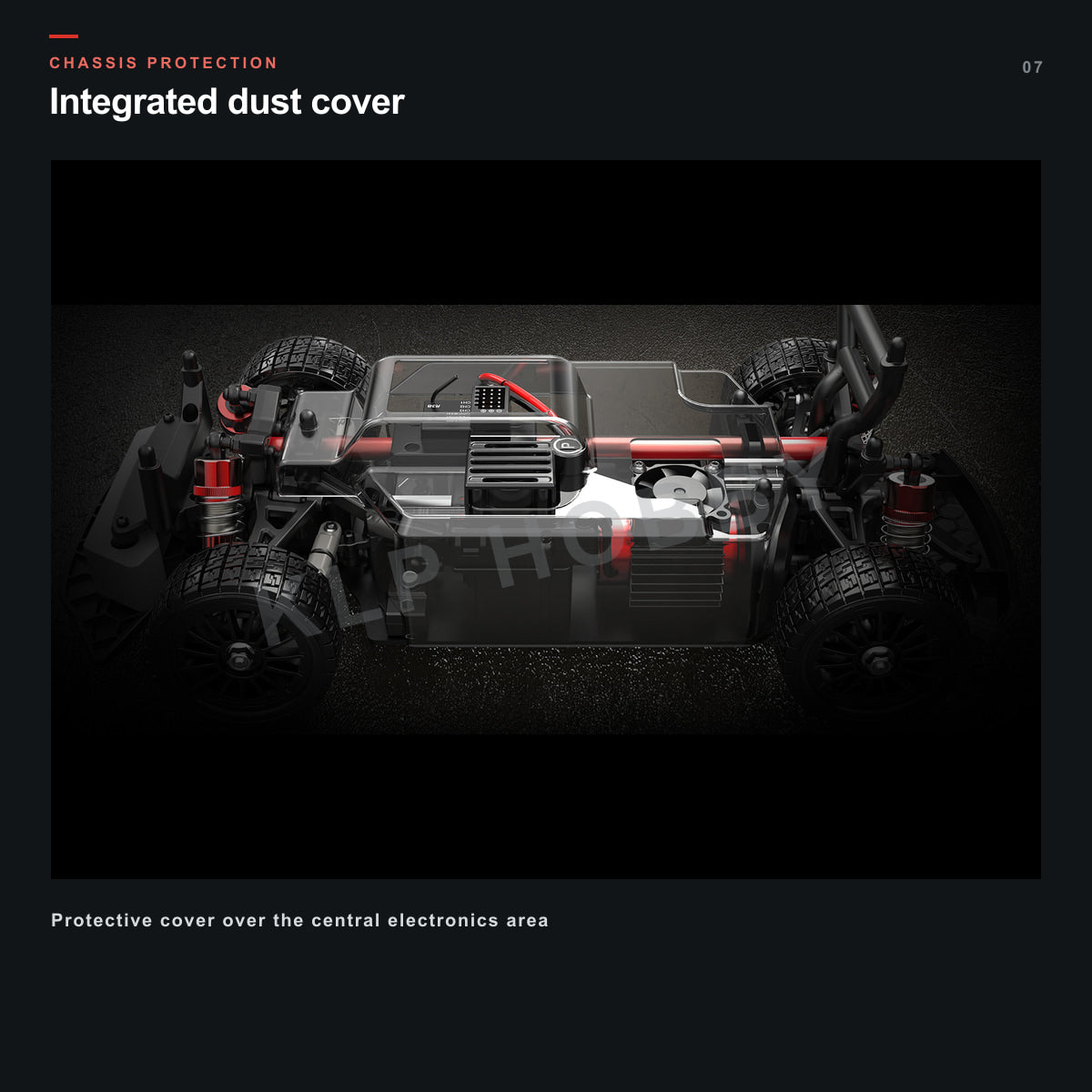 MJX Hyper Go 14304 chassis dust cover