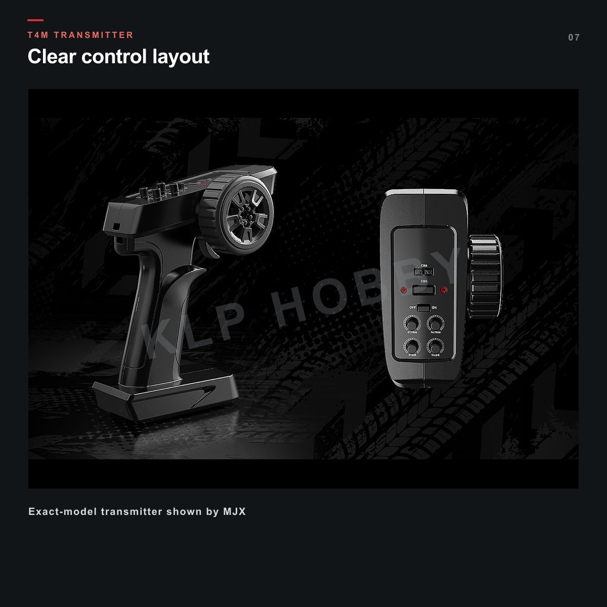 MJX Hyper Go H12Y T4M transmitter control layout
