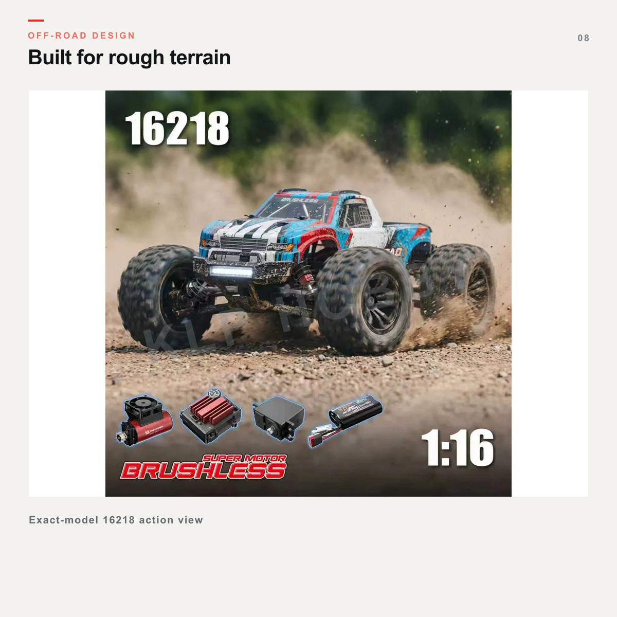 MJX Hyper Go 16218 off-road action view