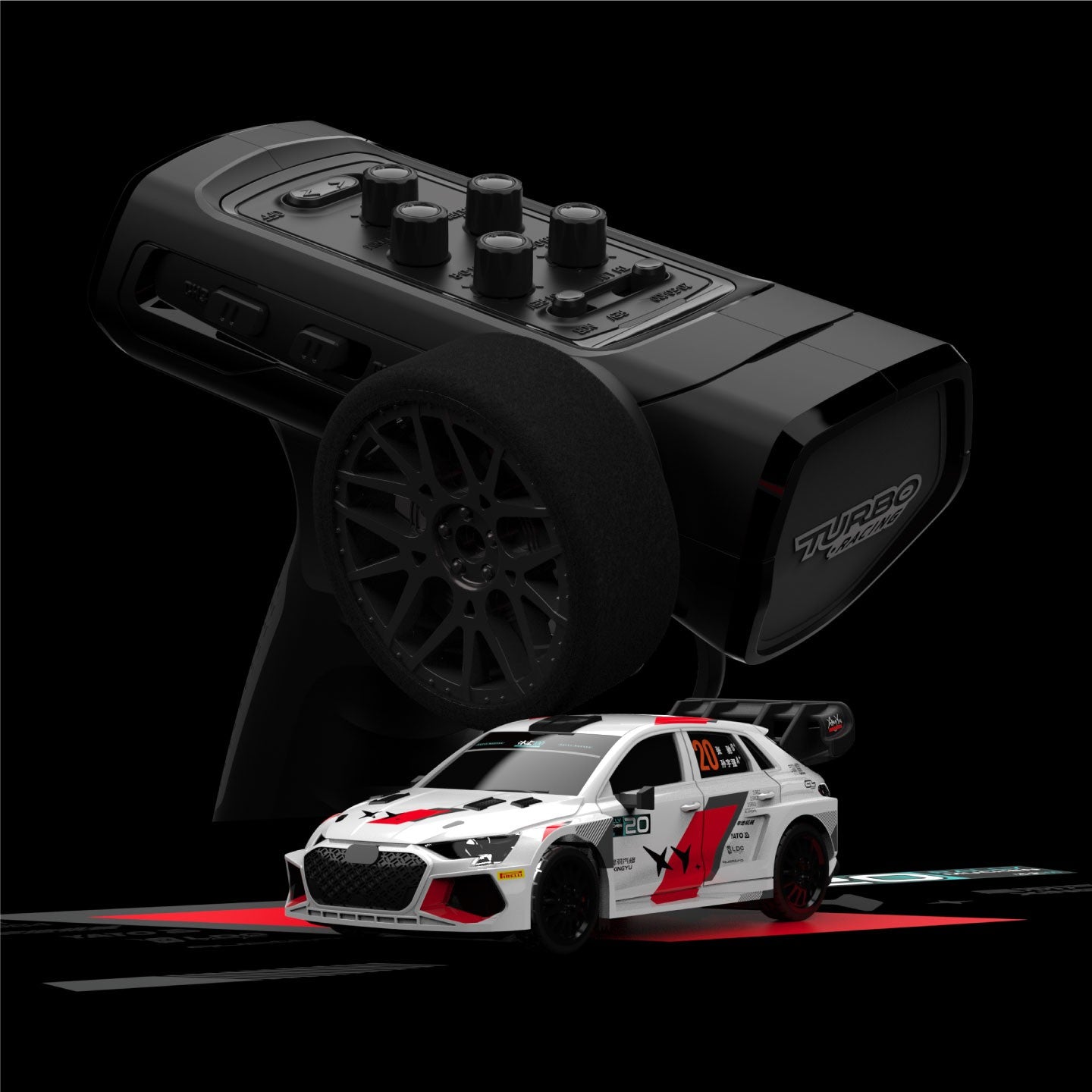 Turbo Racing C78 Pegasus 3 1/76 On-Road RC Car RTR - detail 6