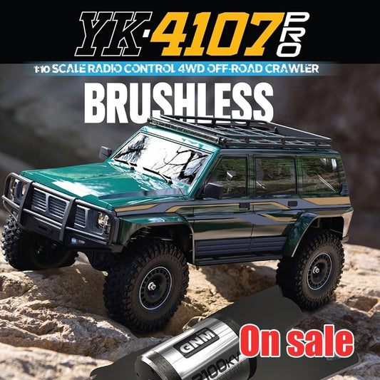 Yikong YK4107 PRO 1:10 4WD Brushless RC Crawler - Dark Green