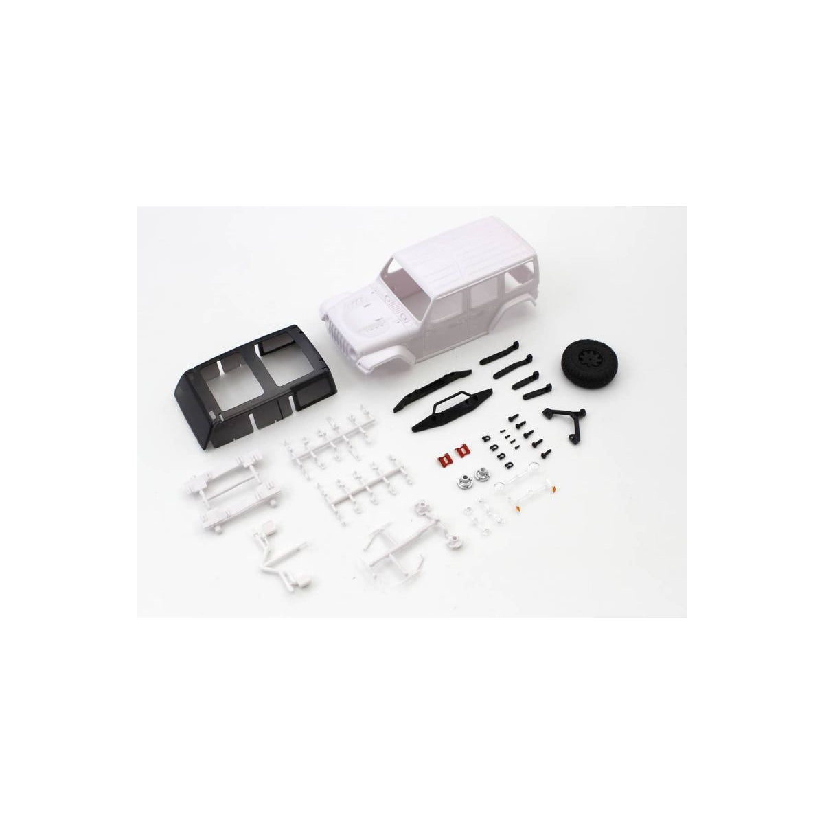 KYOSHO JEEP Wrangler RUBBICON White Body Set MXN01 MXN01