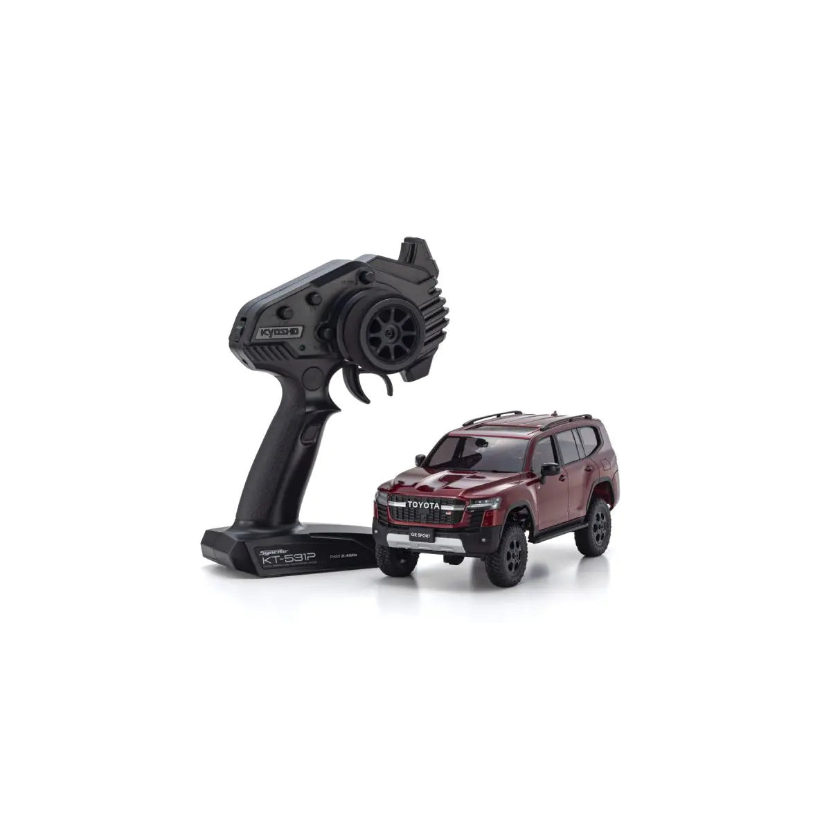 KYOSHO MX-01 Readyset Toyota LC300GR SPORT Black/Red 32538MR