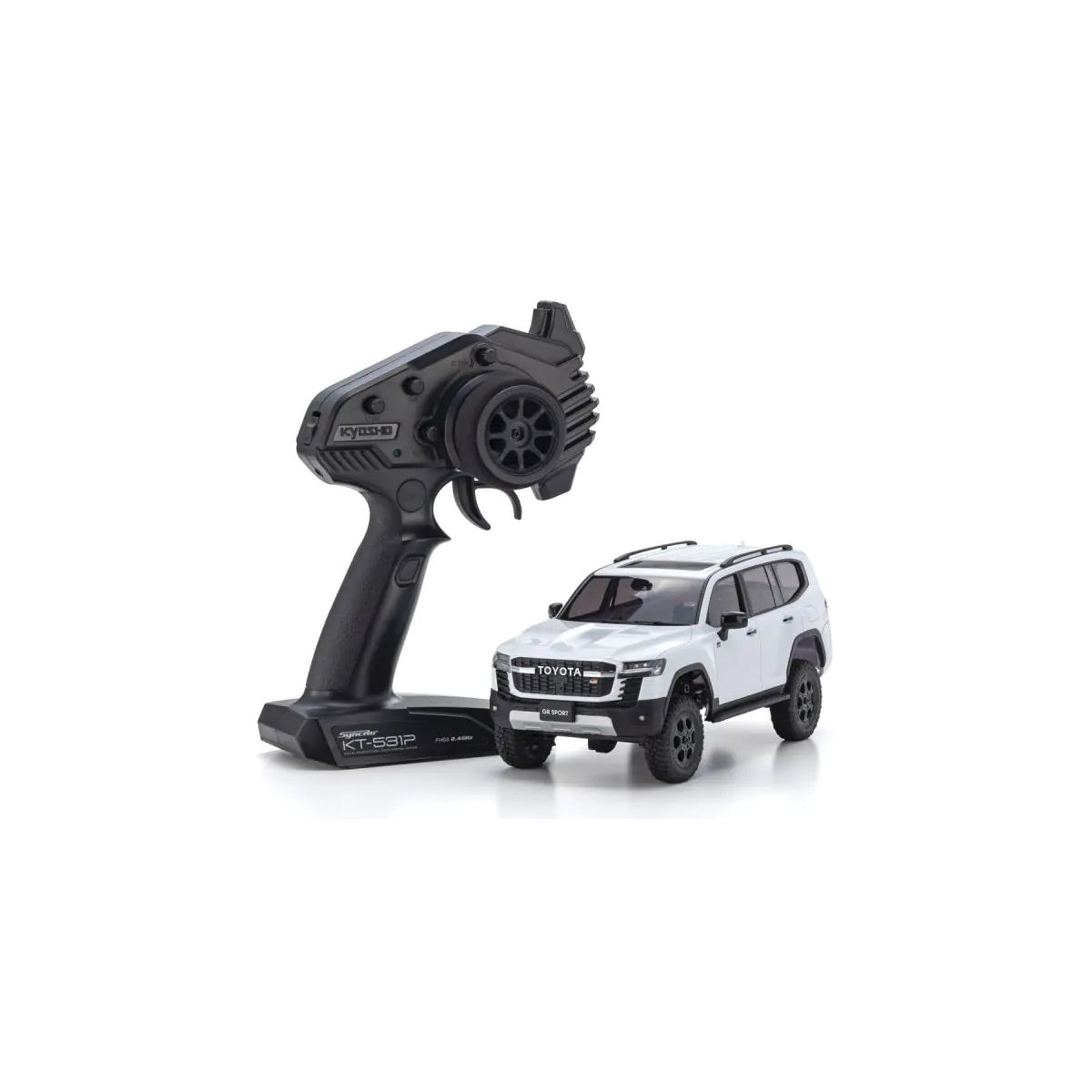 KYOSHO MX-01 Readyset Toyota LC300GR SPORT Pearl White 32538PW