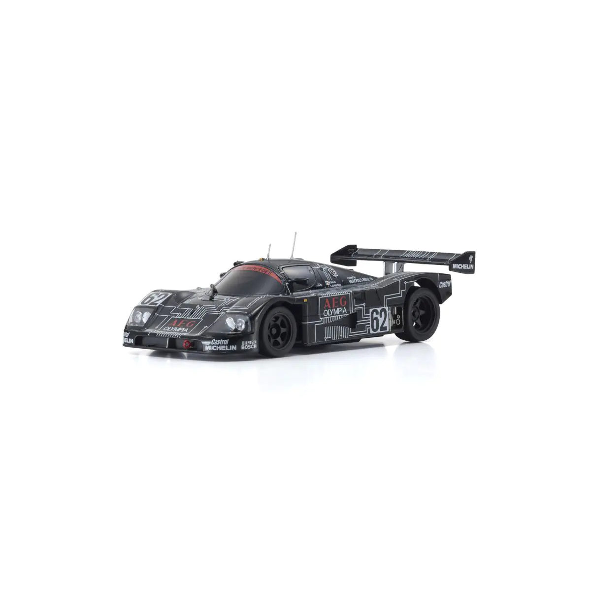 KYOSHO Body Shell Sauber Mercedes C9 Le Mans Black #62 MZP345AG