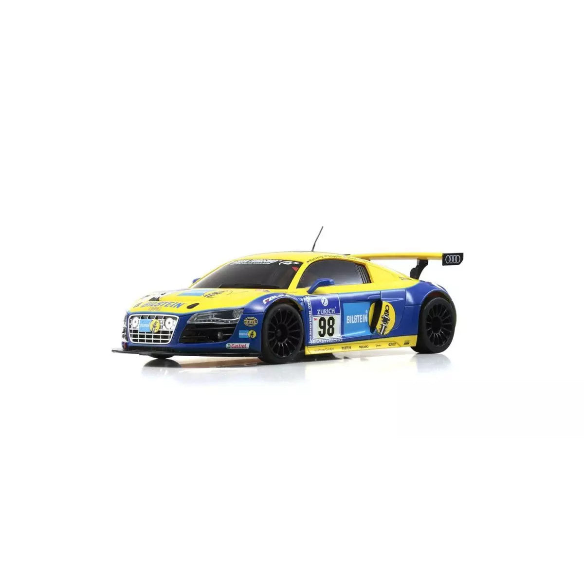 KYOSHO Body Shell Audi Audi R8 LMS 2010 Yellow/Blue MZP259BT