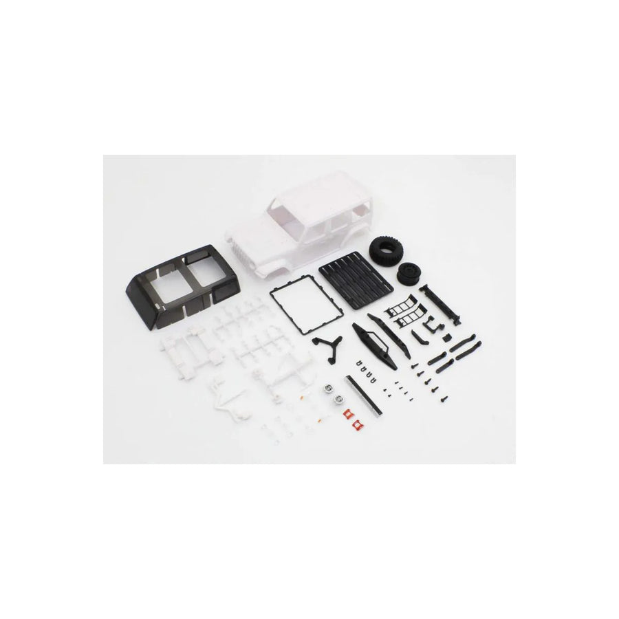 KYOSHO JEEP Wrangler Unlimited RUBICON w/Accessory White Body Set MXN07