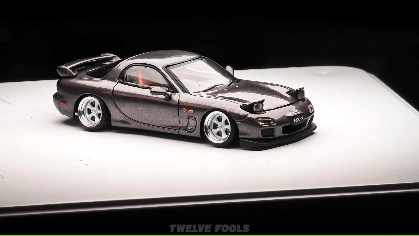 1/64 SCALE VSKF WHEELS & TIRES 3D PRINT 7.5mm TLV INNO TARMAC WORK MIN