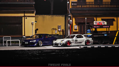 1/64 SCALE RS WHEELS TIRES 3D PRINT 8mm TLV INNO TARMAC WORK MINIGT CUSTOMS