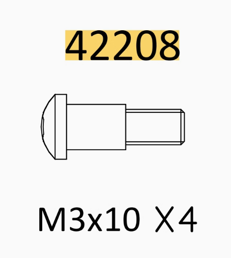 CROSS-RC CROSSRC 大犀牛 EMOX 转向杯螺丝 42208 CS-97401126