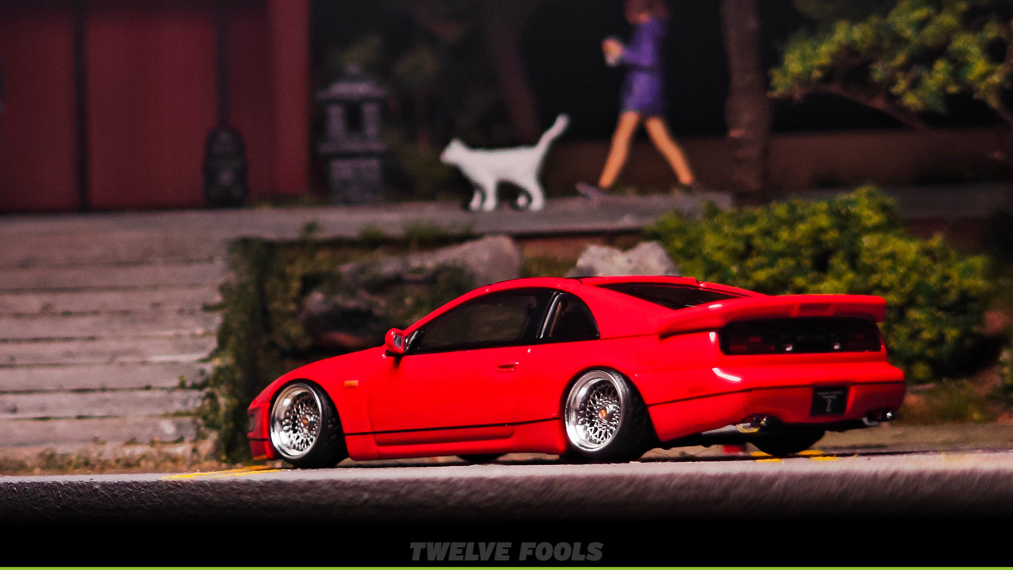 1/64 SCALE RS WHEELS & TIRES 3D PRINT 7.5mm TLV INNO TARMAC WORK MIN