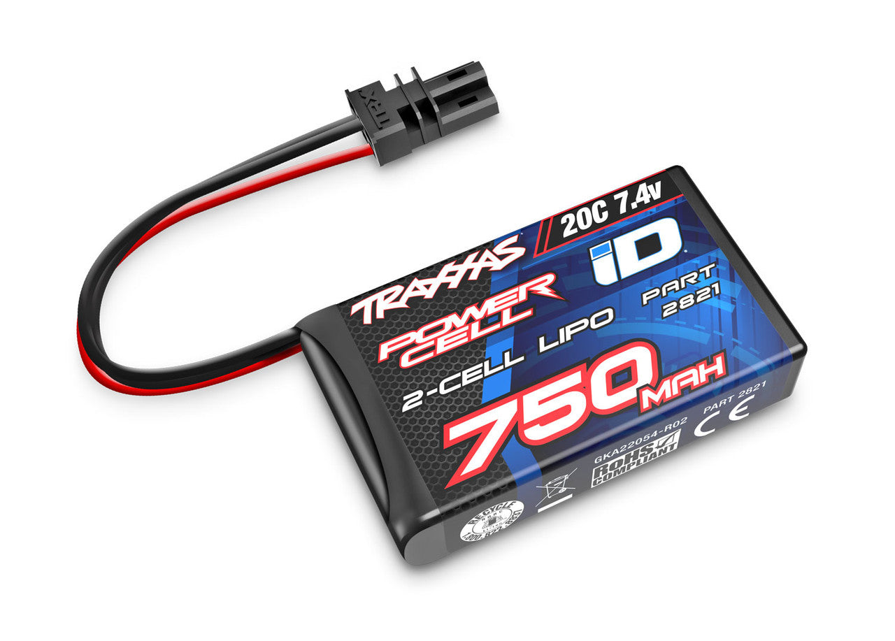 Traxxas 750mAh 7.4V 2-Cell 20C LiPo Battery — 2821