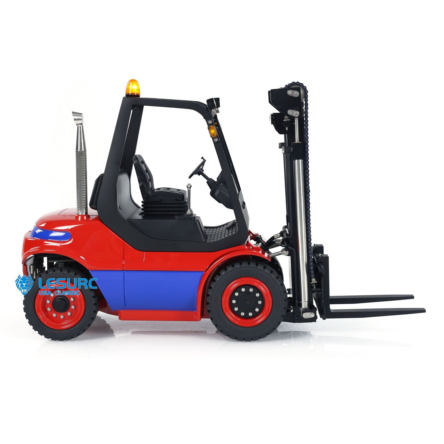 LESU Model RD-A0002 1/14 Hydraulic RC Forklift RTR - side view