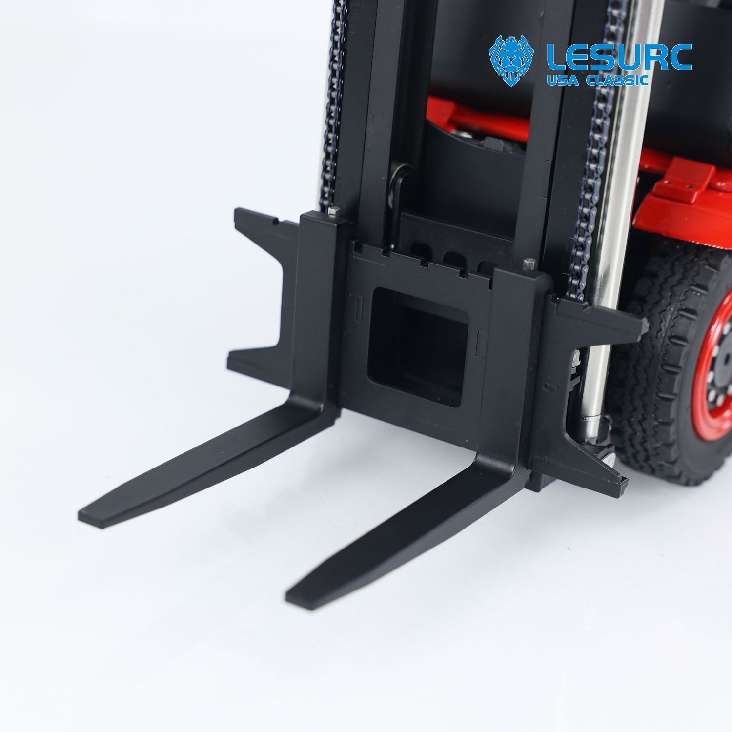 LESU Model RD-A0002 1/14 Hydraulic RC Forklift RTR - fork assembly detail
