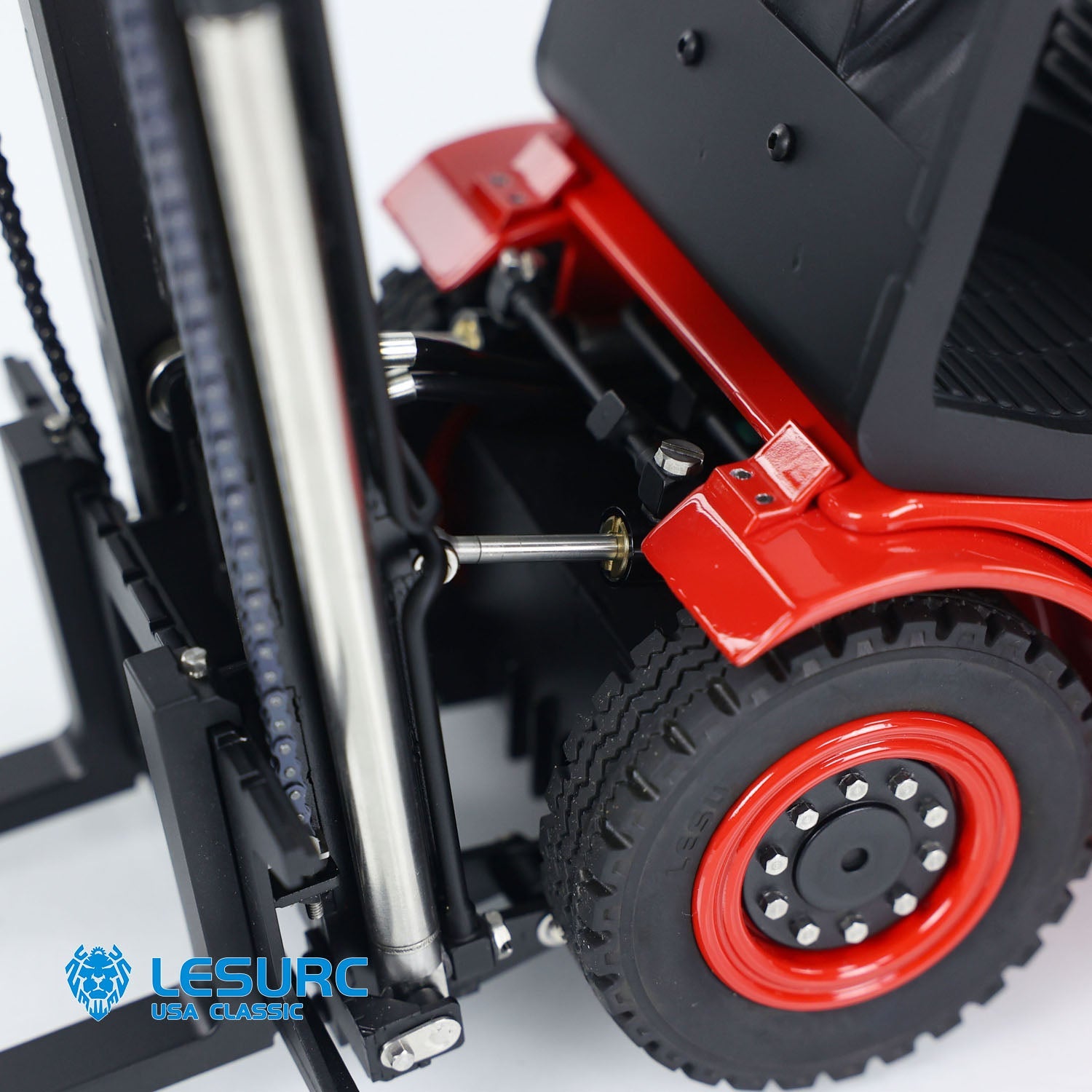 LESU Model RD-A0002 1/14 Hydraulic RC Forklift RTR - hydraulic linkage detail