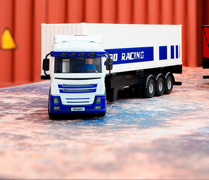 TURBO RACING C50 1/76 RC Semi trailer truck 4WD Full Proportional Steering - Remote Control Car