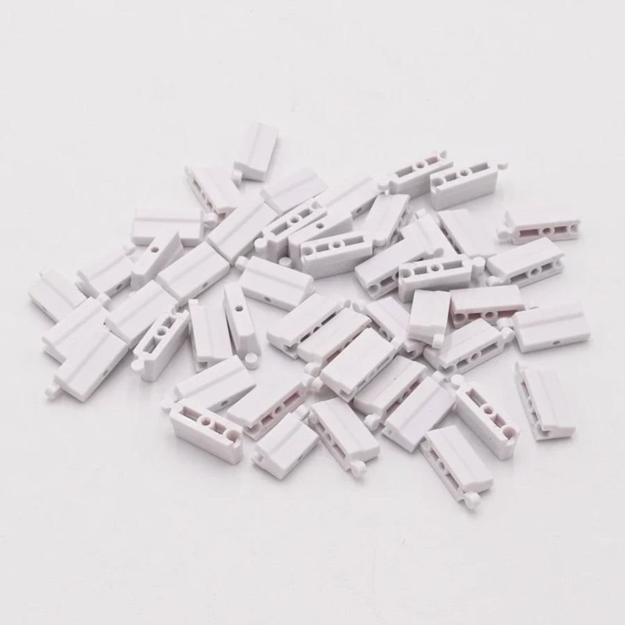 Turbo Racing 760075 1/76 Track Barriers 50-Piece Set - White