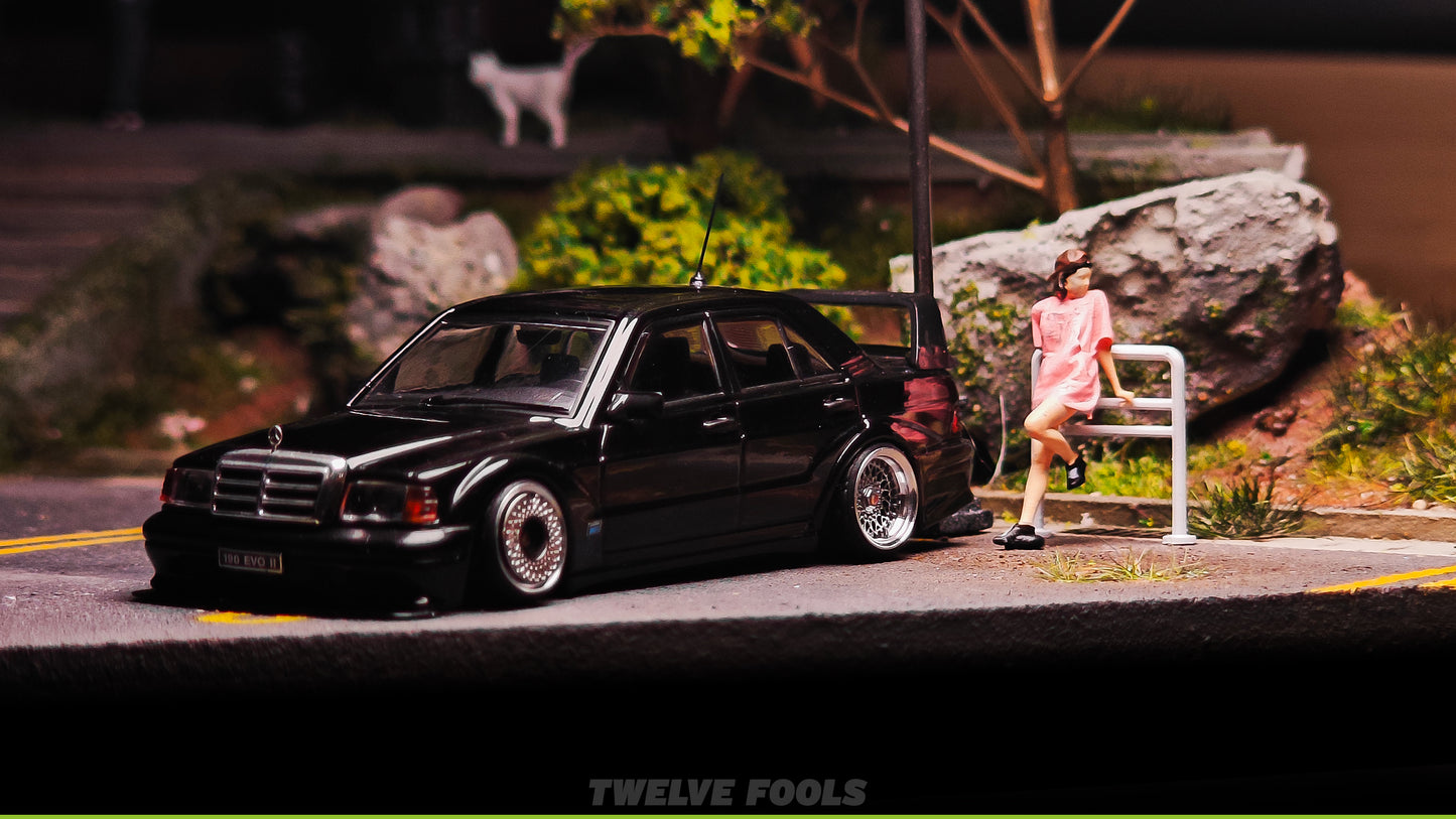 1/64 SCALE RS WHEELS & TIRES 3D PRINT 7.5mm TLV INNO TARMAC WORK MIN