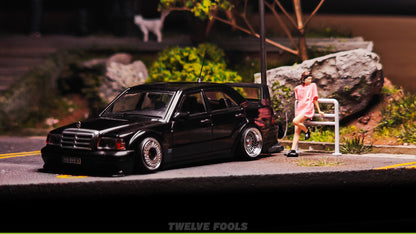 1/64 SCALE RS WHEELS & TIRES 3D PRINT 7.5mm TLV INNO TARMAC WORK MIN