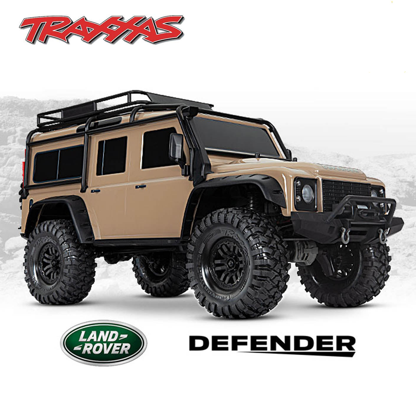 Traxxas TRX-4 Land Rover Defender 1/10 4WD Trail Crawler — Sand Yellow product image