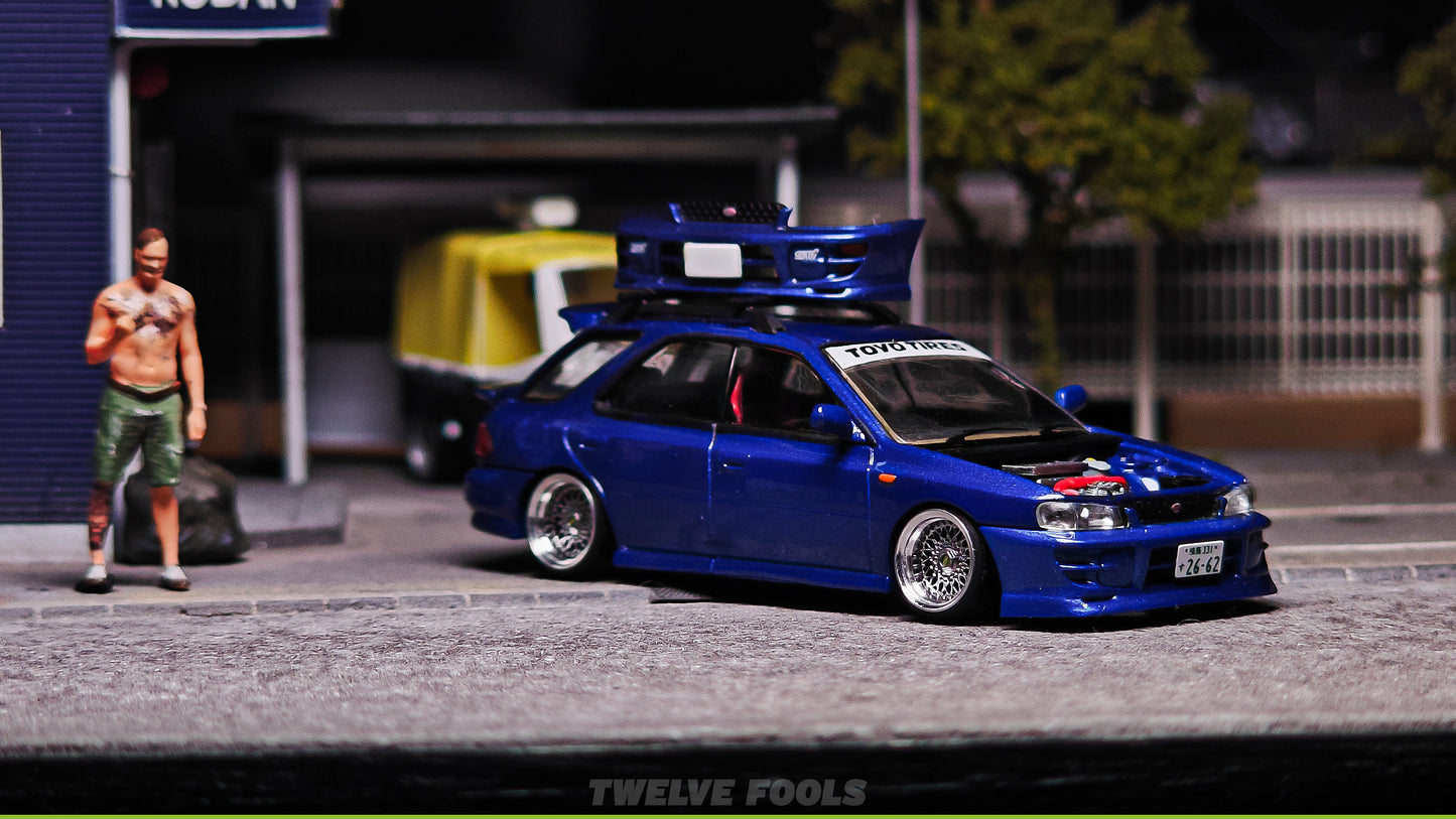 1/64 SCALE RS WHEELS & TIRES 3D PRINT 7.5mm TLV INNO TARMAC WORK MIN