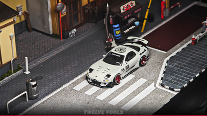 1/64 SCALE RS WHEELS TIRES 3D PRINT 8mm TLV INNO TARMAC WORK MINIGT CUSTOMS