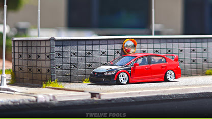 1/64 SCALE VSKF WHEELS & TIRES 3D PRINT 7.5mm TLV INNO TARMAC WORK MIN