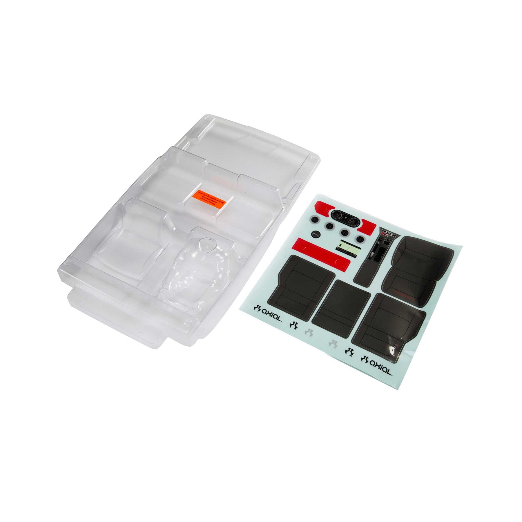 AXIAL Interior Jeep JLU (Clear) AXI230016 AXI230016
