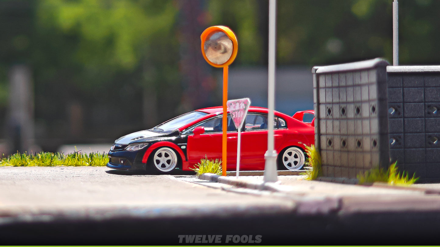 1/64 SCALE VSKF WHEELS & TIRES 3D PRINT 7.5mm TLV INNO TARMAC WORK MIN
