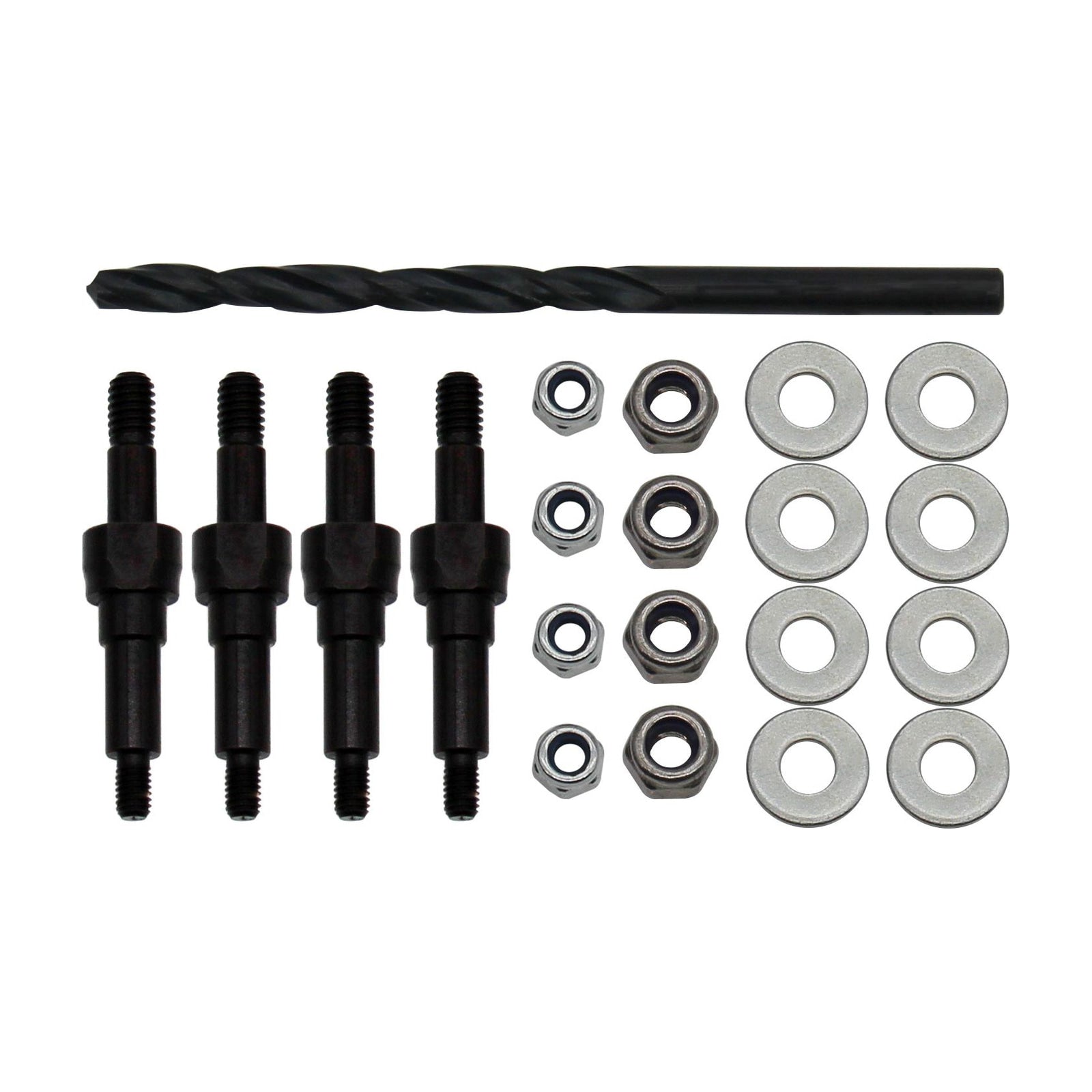 Hot Racing AON3028M S2 Steel M4 HD Shock Standoffs for 1/8 ARRMA 4WD