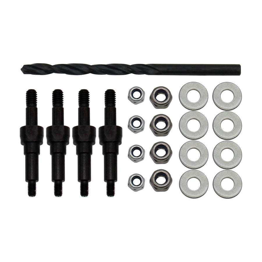 Hot Racing AON3028M S2 Steel M4 HD Shock Standoffs for 1/8 ARRMA 4WD