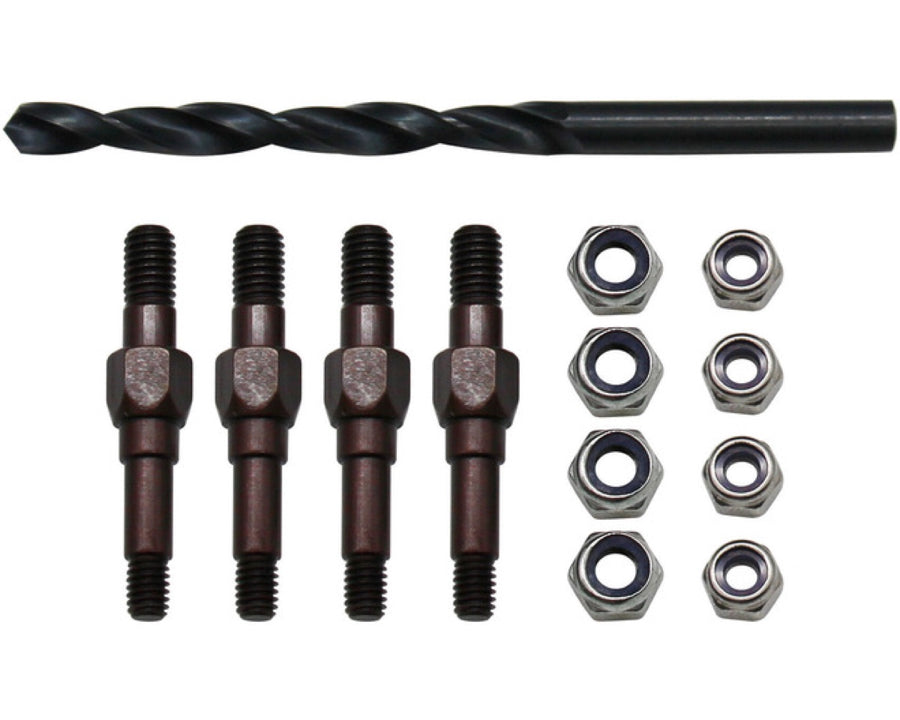 Hot Racing AOV3028M S2 Steel M5 Heavy-Duty Shock Standoffs for ARRMA 1/8 V6