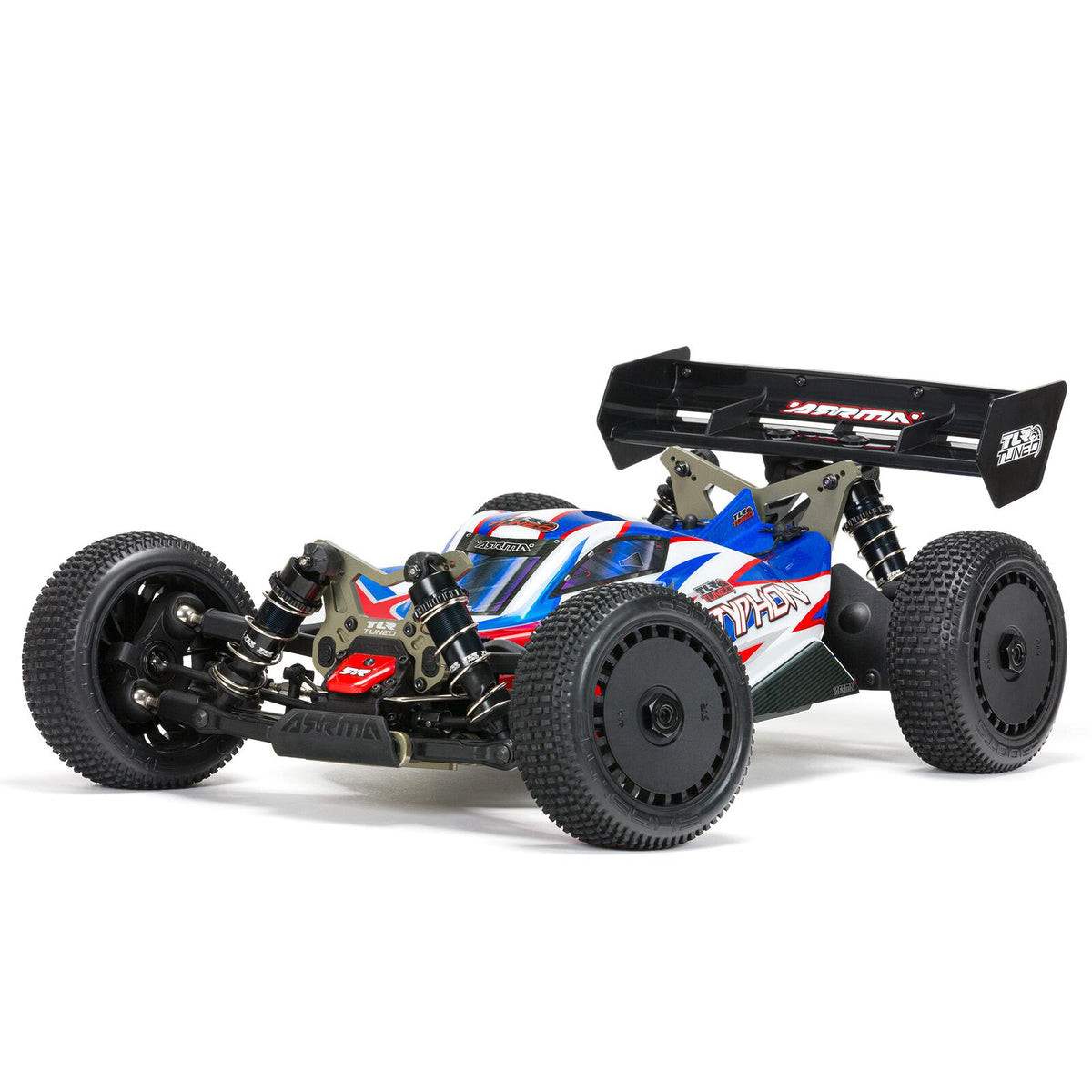 ARRMA TYPHON 6S TLR Tuned 1/8 4WD RTR Brushless Buggy Red/Blue — ARA8406