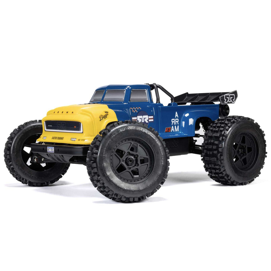 ARRMA NOTORIOUS 6S V6 BLX 1/8 4X4 RTR Brushless Stunt Truck Blue