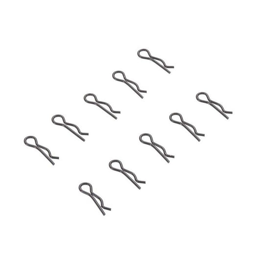 AXIAL 3mm Body Clip (Black) (10pcs) AX31374