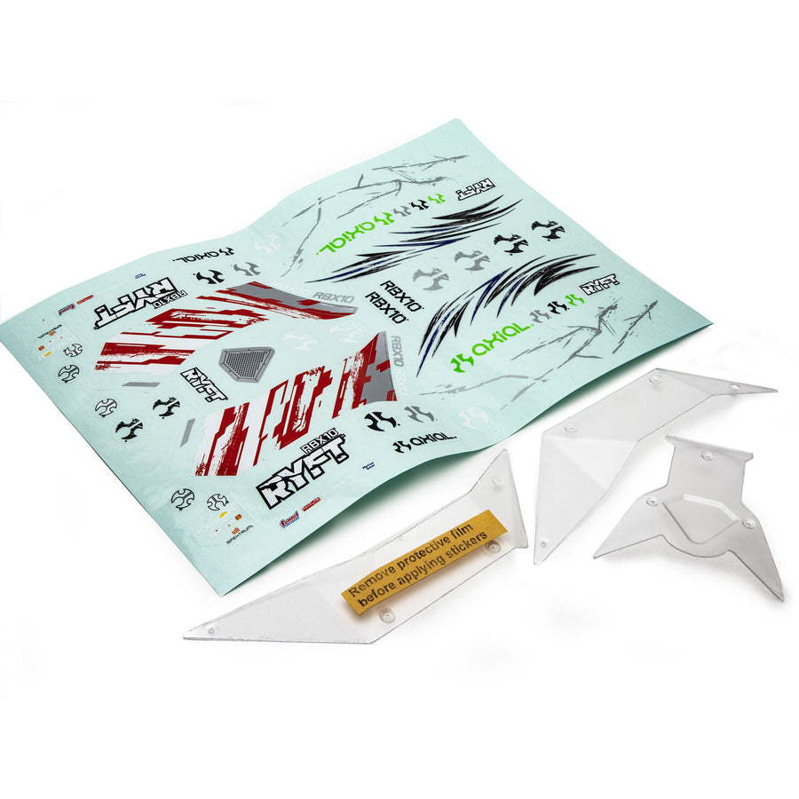 Axial Clear Body Panel Set for RBX10 Ryft AXI230032