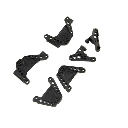 Axial Shock Towers &amp; Panhard Mounts FR/RR: SCX10III AXI231017