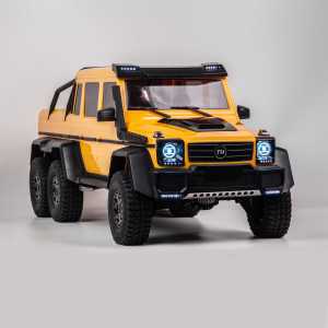 KM Thunder 1/8 BG630 KM6Mercedes-BenzG-Class RCRC电动Simulation6WD Model CarRTR Yellow