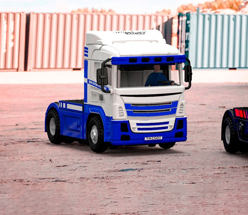 TURBO RACING C50 1/76 RC Semi trailer truck 4WD Full Proportional Steering - Remote Control Car