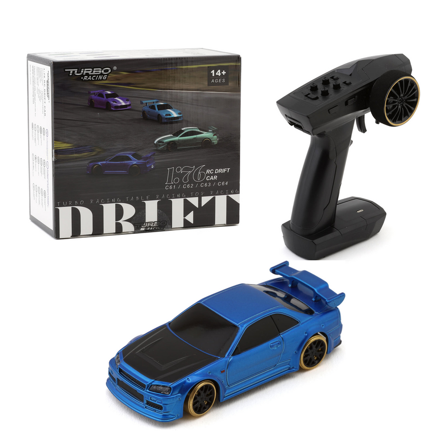Turbo Racing C64 1/76 RC Drift Car with Gyro