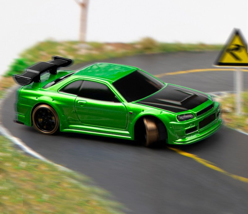 Turbo Racing 1:76 C64 Drift RC Car With Gyro Radio Full Proportional Toy RTR zw