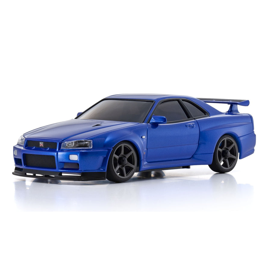Kyosho ASC MA020 NISSAN SKYLINE GT-R R34 V.specⅡNur Metallic Blue MZP487MB