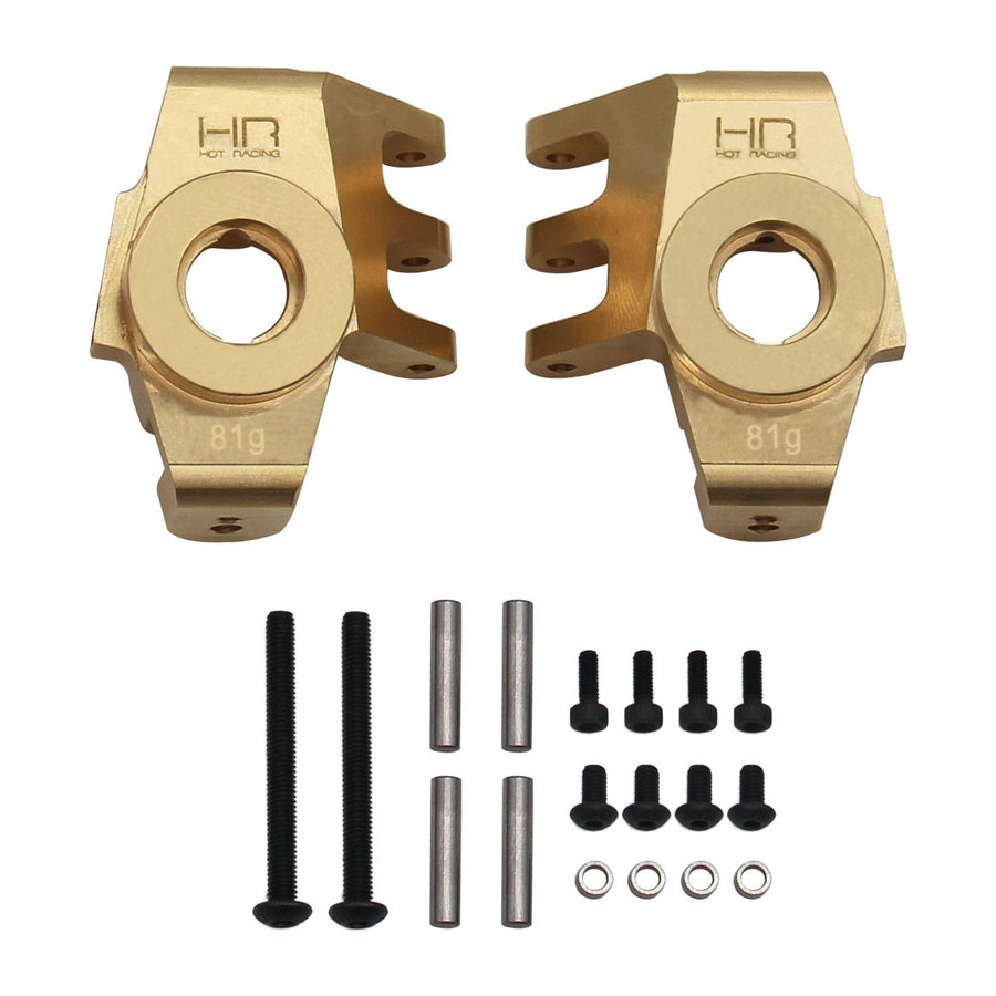Hot Racing RBA21H Brass Front Knuckles for Axial RYFT