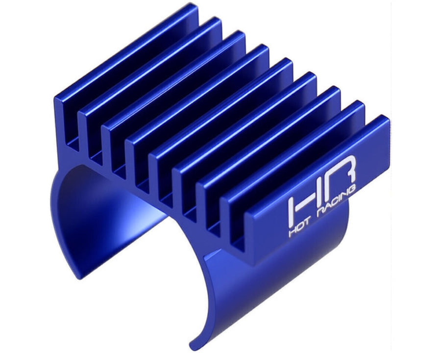 Hot Racing SXTY030H06 Blue 9-Fin 030 Motor Heat Sink for Axial SCX24 / SCX30