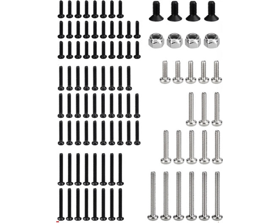 Hot Racing SXTY14SS 100-Piece Steel Hardware Set for Axial SCX30