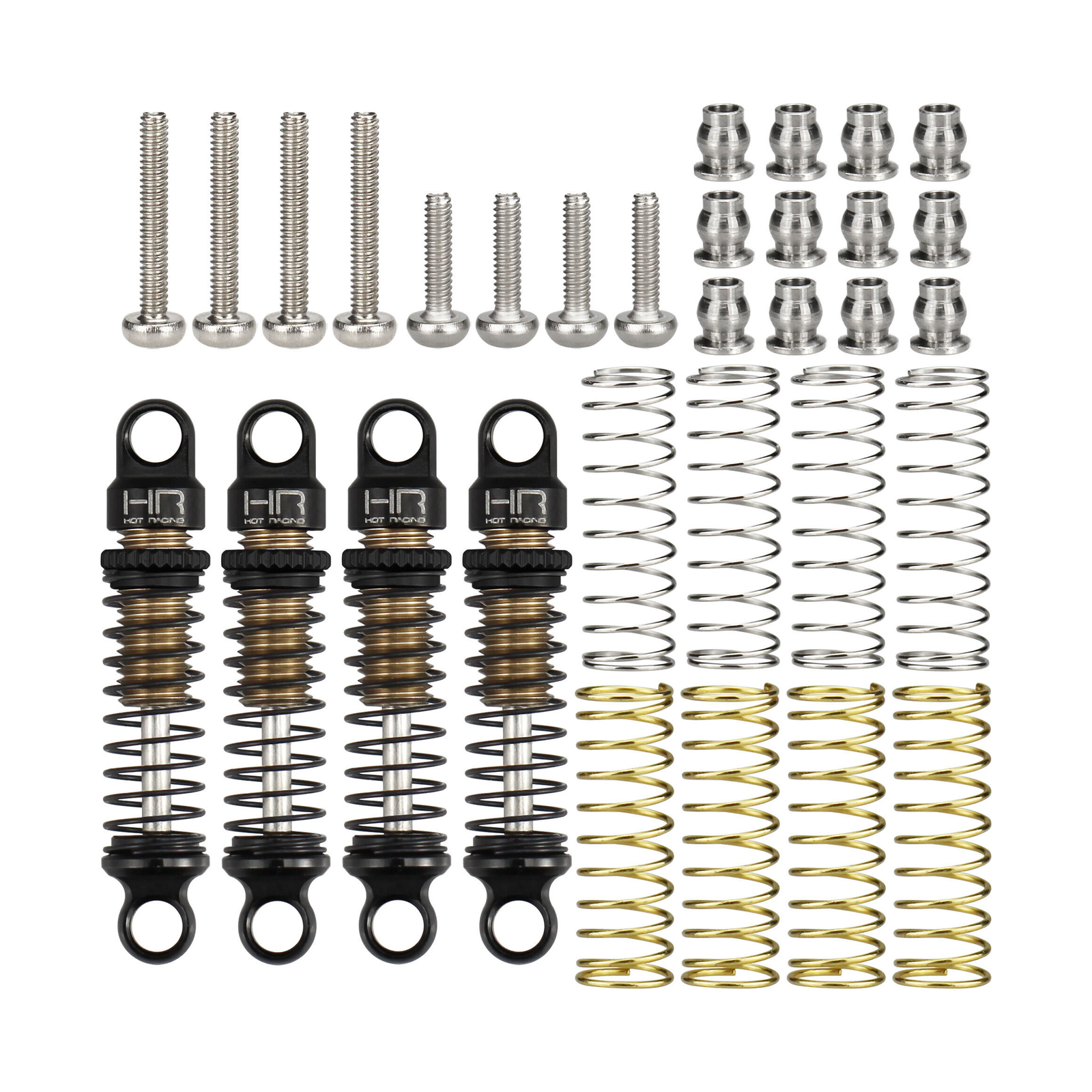 Hot Racing SXTY250GP 25 mm Adjustable Aluminum Dampers for Axial SCX30